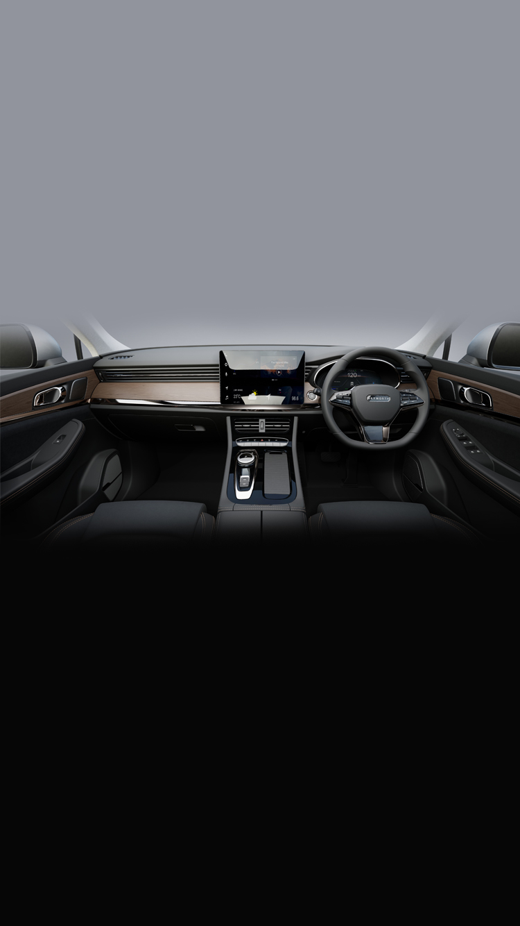 Skyworth E6 interior — dashboard and centre console